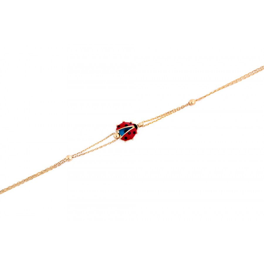 Fancy Ladybug, Adjustable Bracelet, Unique Creations by Amy